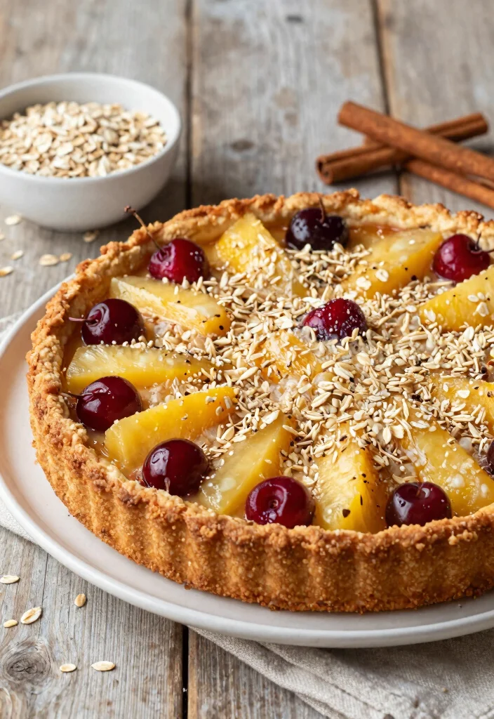 10 Cherry and Pineapple Dump Cake Recipes with Simple Prep - 8. Cherry Pineapple Dump Cake with Oat Topping 1