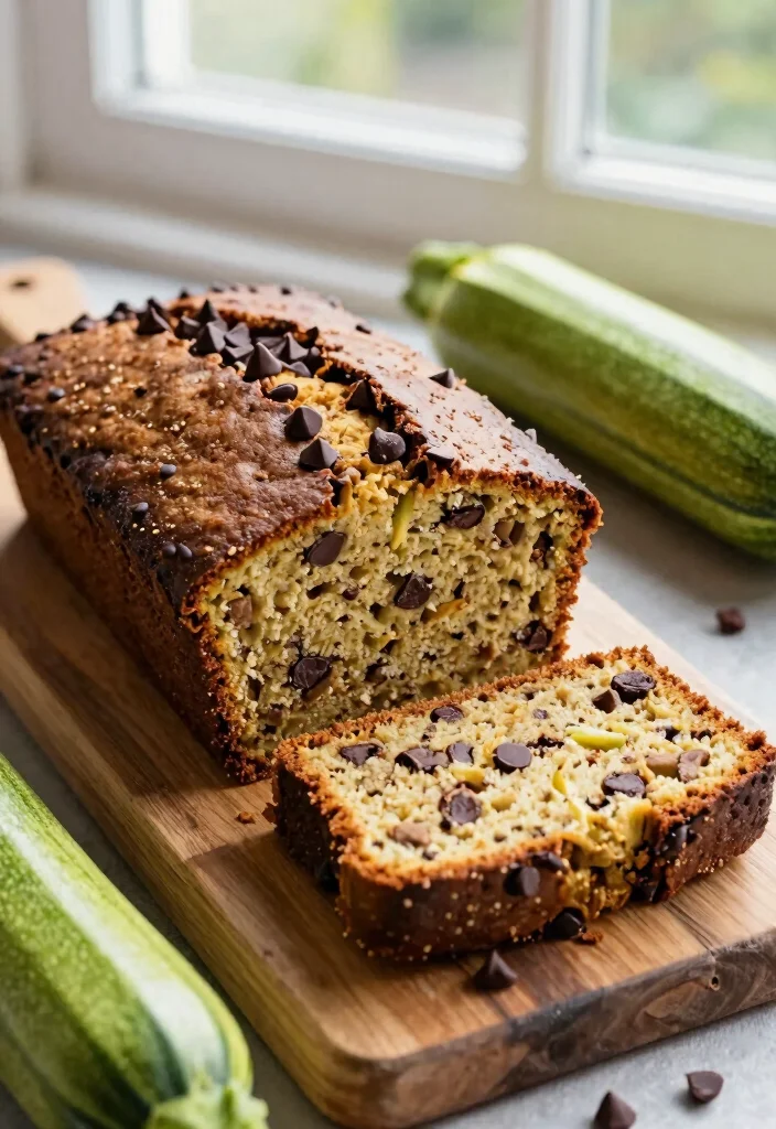 10 Chocolate Chip Loaf Cake Recipes for Everyday Baking - 3. Zucchini Chocolate Chip Loaf Cake 1