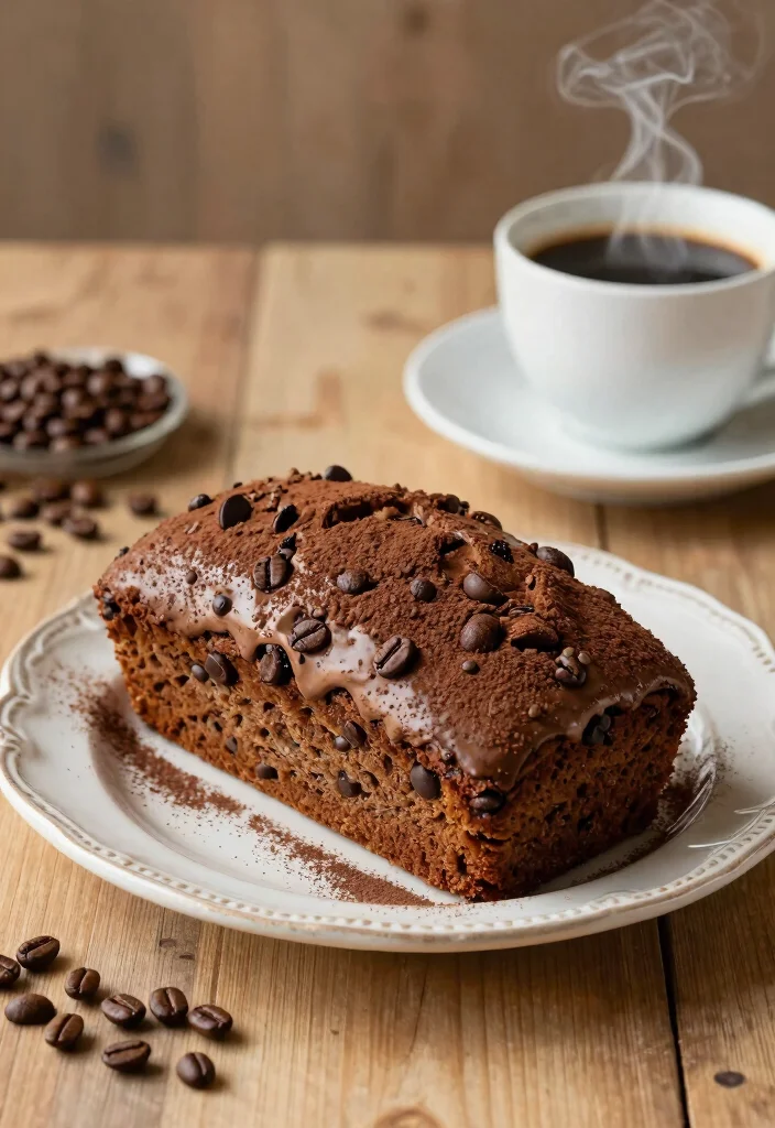 10 Chocolate Chip Loaf Cake Recipes for Everyday Baking - 5. Coffee Chocolate Chip Loaf Cake 1