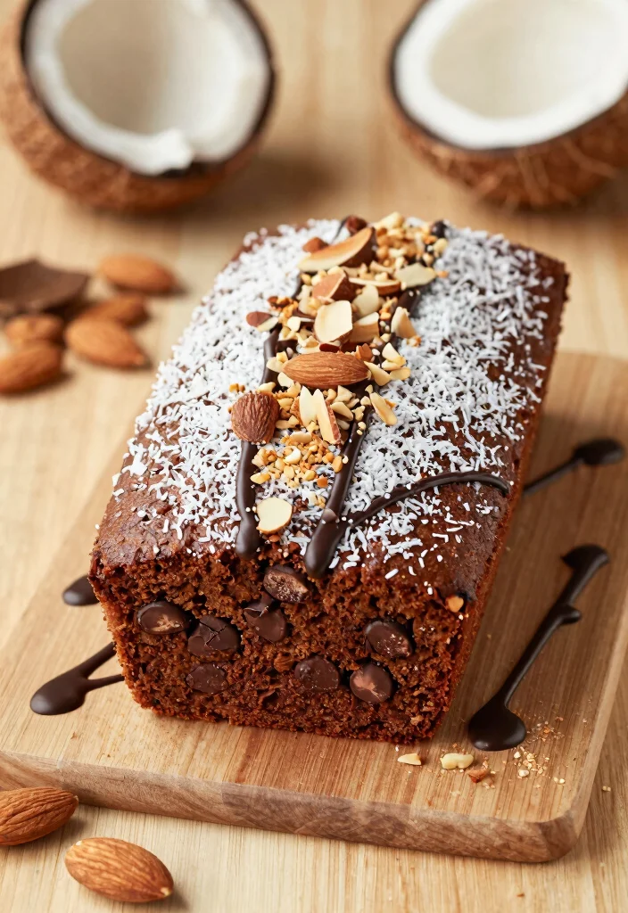 10 Chocolate Chip Loaf Cake Recipes for Everyday Baking - 6. Almond Joy Chocolate Chip Loaf Cake 1