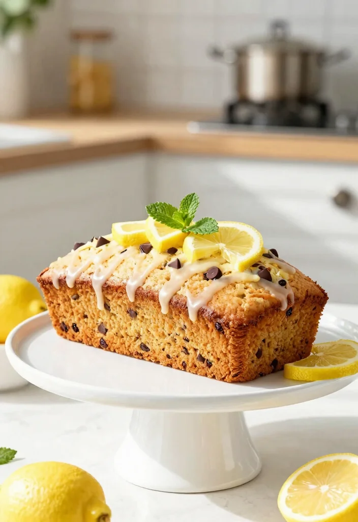 10 Chocolate Chip Loaf Cake Recipes for Everyday Baking - 7. Lemon Chocolate Chip Loaf Cake 1