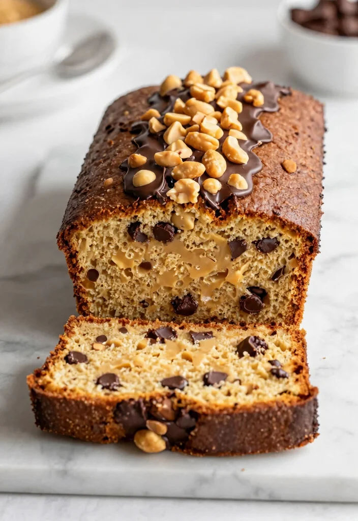 10 Chocolate Chip Loaf Cake Recipes for Everyday Baking - 8. Peanut Butter Chocolate Chip Loaf Cake 1