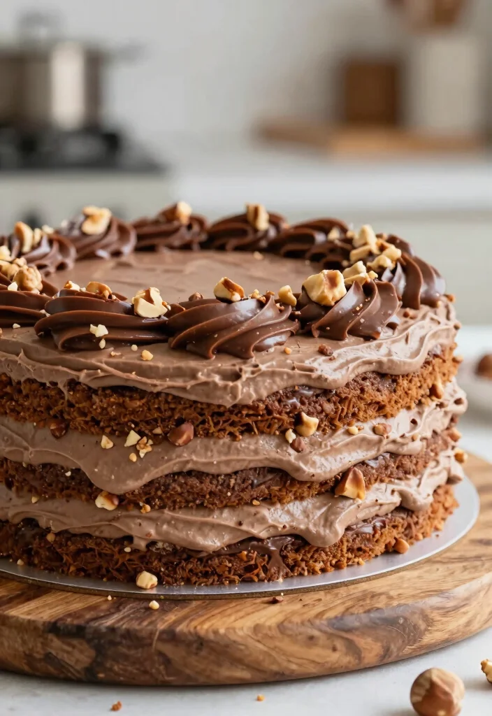 10 Chocolate Mascarpone Frosting Recipes for Rich Cakes - 7. Nutella Chocolate Mascarpone Frosting 1
