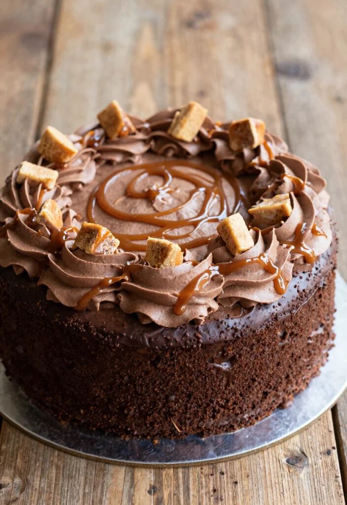 10 Chocolate Mascarpone Frosting Recipes for Rich Cakes - 8. Toffee Chocolate Mascarpone Frosting 1
