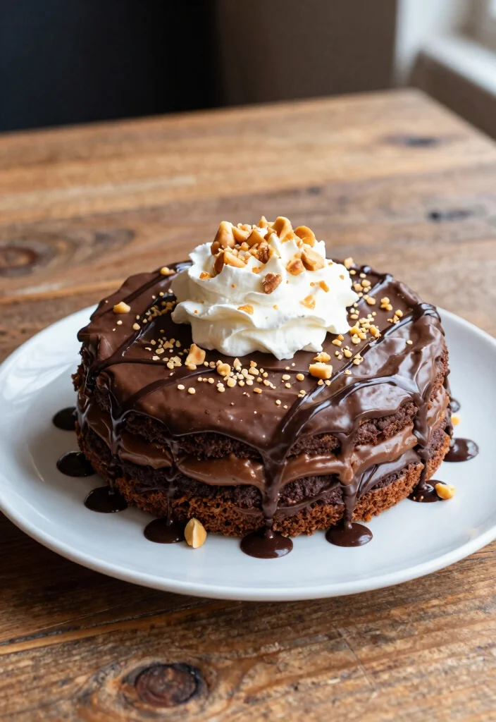 10 Chocolate Poke Cake Recipes with Sweetened Condensed Milk - 3. Peanut Butter Chocolate Poke Cake 1