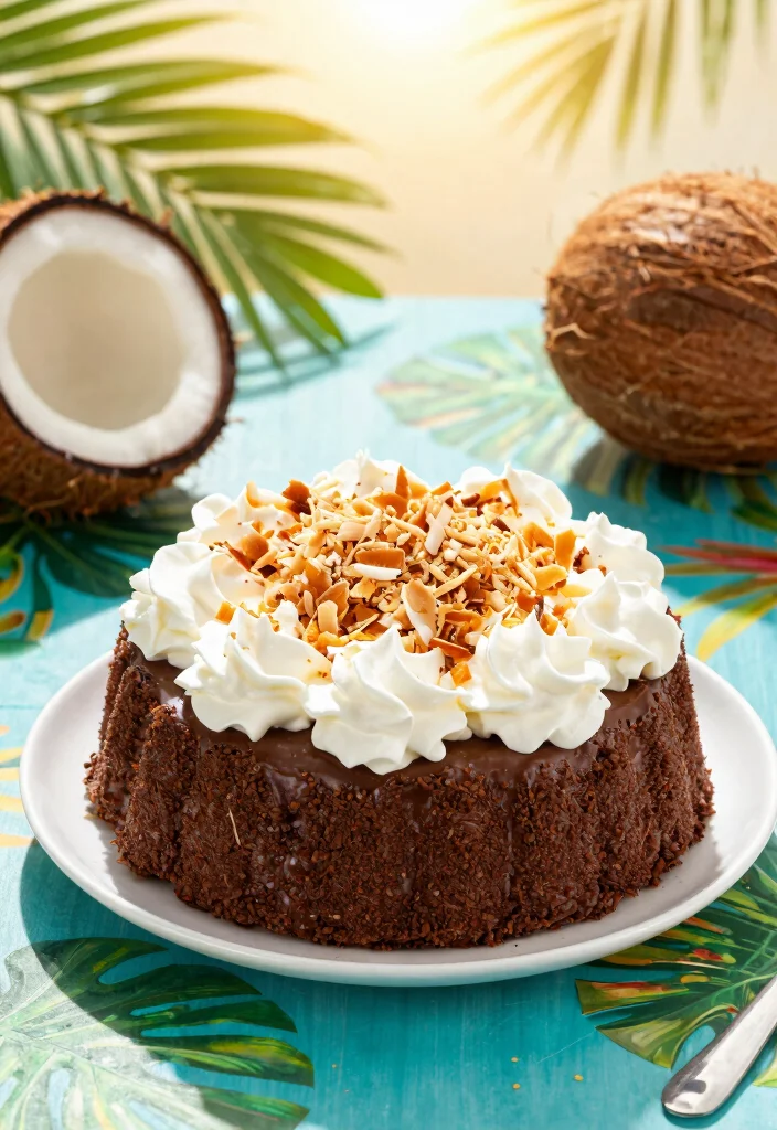 10 Chocolate Poke Cake Recipes with Sweetened Condensed Milk - 6. Coconut Chocolate Poke Cake 1