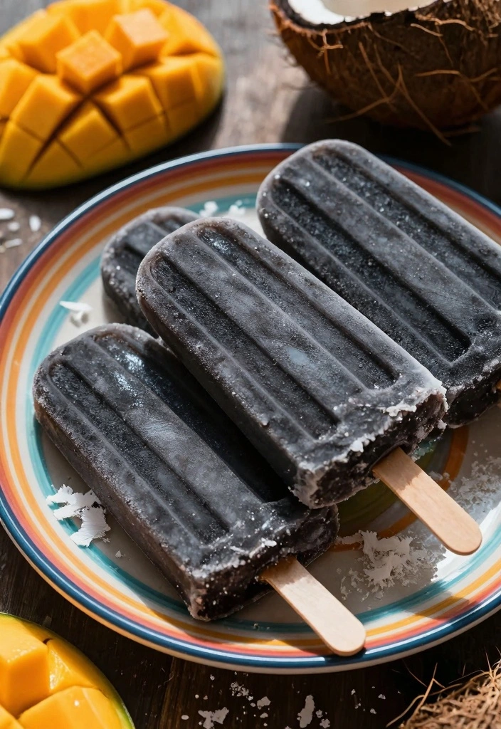 10 Cold Dessert Recipes for Refreshing No Bake Enjoyment - 1. Tropical Mango Coconut Popsicles