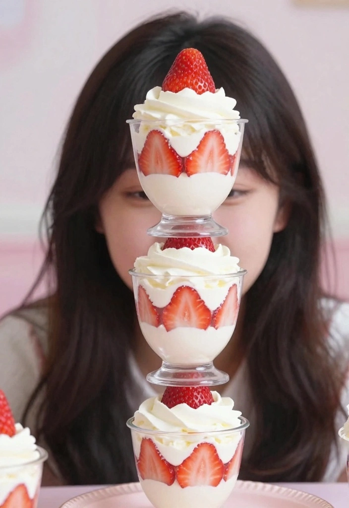 10 Cold Dessert Recipes for Refreshing No Bake Enjoyment - 7. Strawberry Shortcake Cups