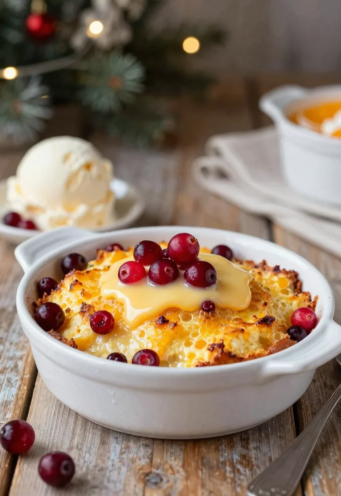 10 Cranberry Orange Bread Recipes for Bright Bakery Flavor - 3. Cranberry Orange Bread Pudding 1