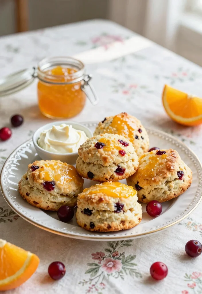 10 Cranberry Orange Bread Recipes for Bright Bakery Flavor - 5. Cranberry Orange Scones 1