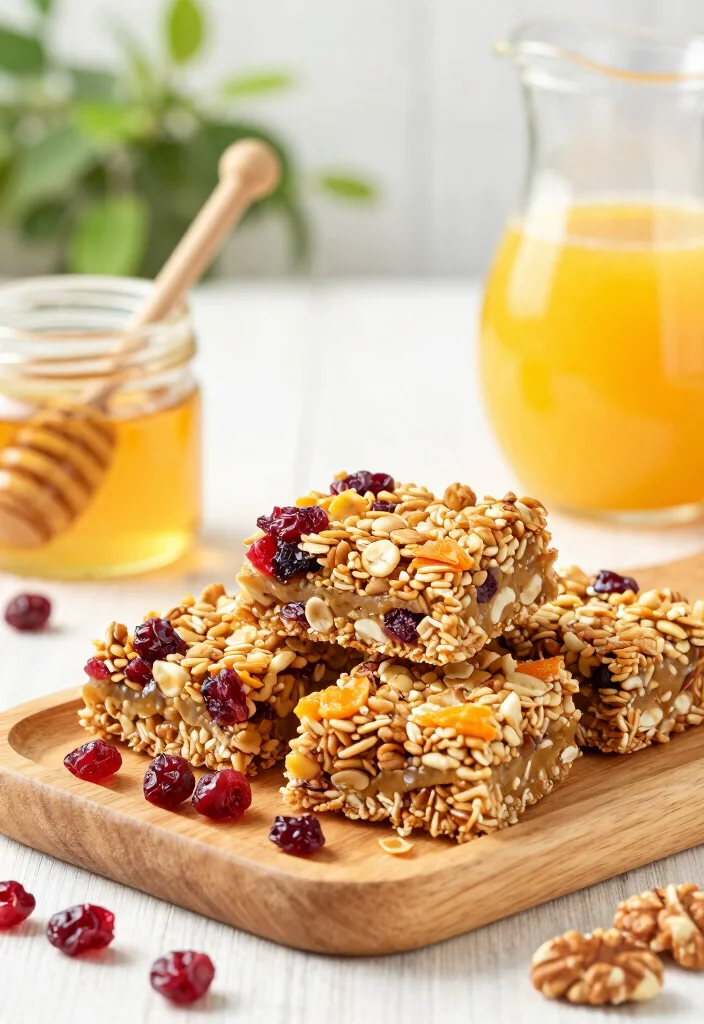 10 Cranberry Orange Bread Recipes for Bright Bakery Flavor - 7. Cranberry Orange Granola Bars 1