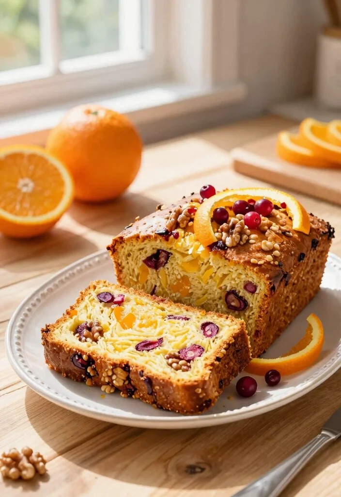 10 Cranberry Walnut Bread Recipes for Hearty Homemade Loaves - 2. Orange Cranberry Walnut Bread 1