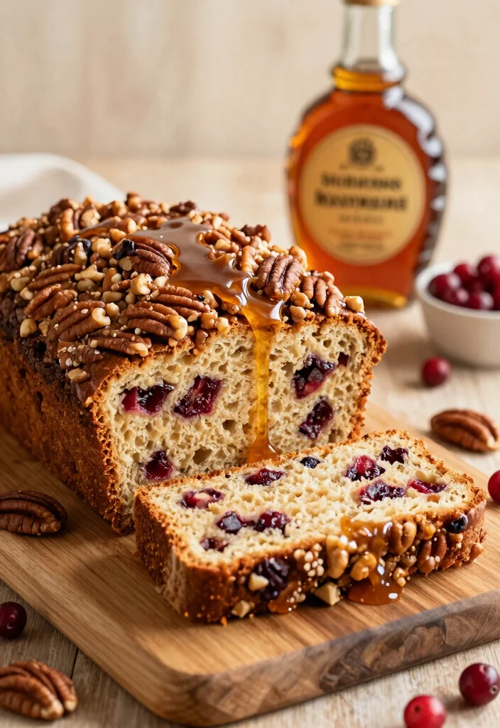 10 Cranberry Walnut Bread Recipes for Hearty Homemade Loaves - 4. Maple Pecan Cranberry Walnut Bread 1
