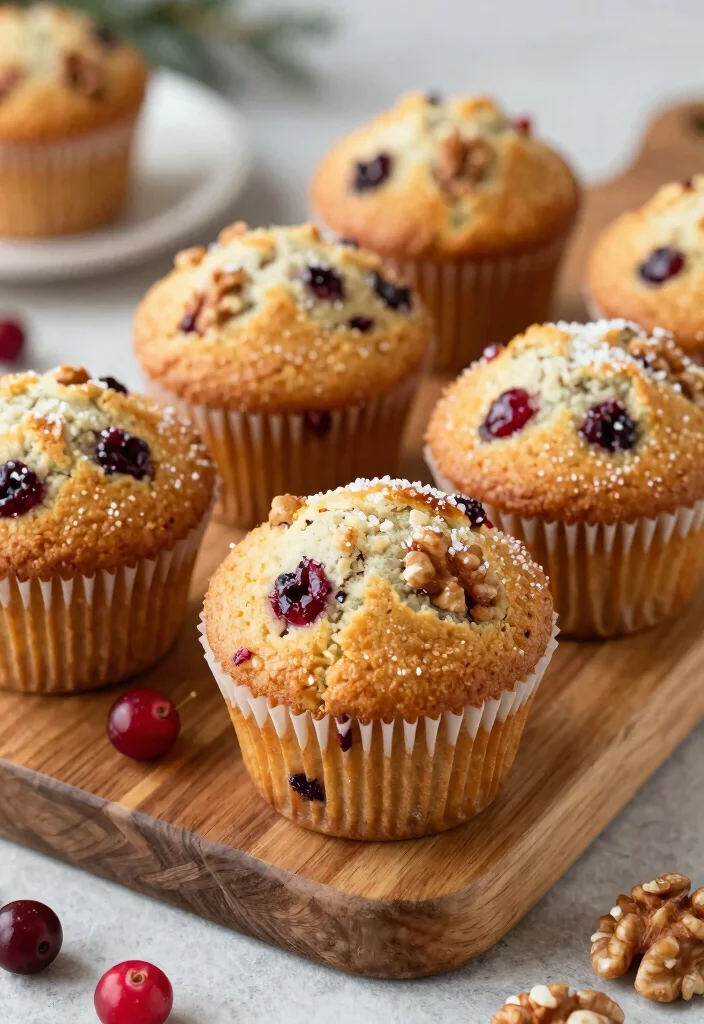 10 Delicious Costco-Style Cranberry Walnut Bread Recipes You Can Make at Home - 8. Cranberry Walnut Bread Muffins 1