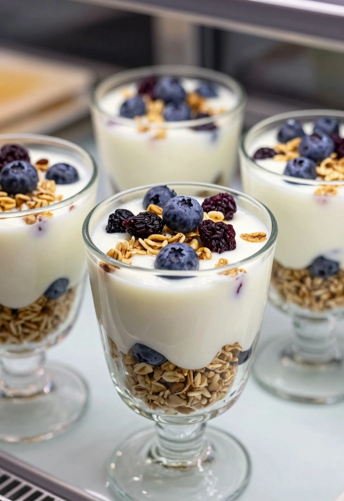 10 Dried Blueberry Baking Recipes for Sweet Chewy Berry Flavor - 10. Dried Blueberry Yogurt Parfaits