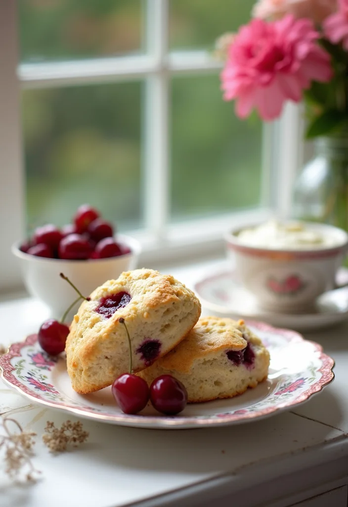 10 Dried Cherry Baking Recipes for Tart Juicy Bakery Treats - 4. Cherry-Infused Scones
