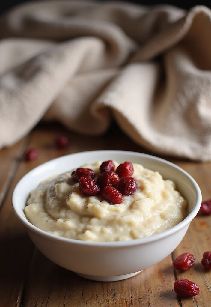 10 Dried Cranberry Baking Recipes for Festive Fruity Goodness - 9. Dried Cranberry Rice Pudding
