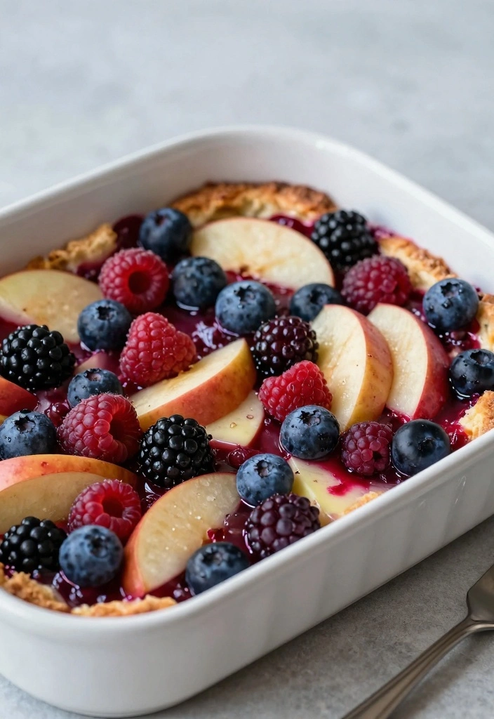 10 Dump Cake Recipes Using Canned Apple Pie Filling for Easy Desserts 4. Apple Berry Dump Cake