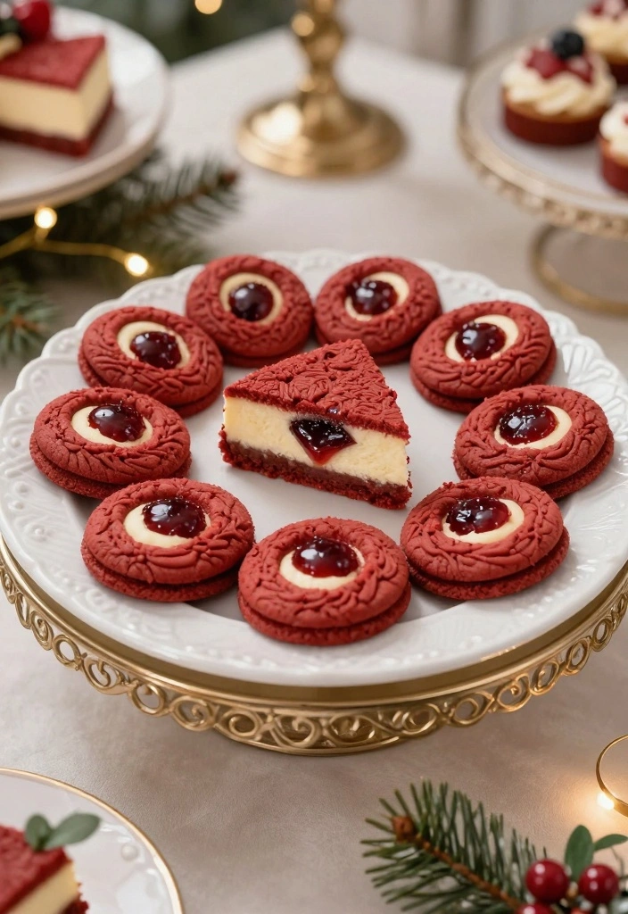 10 Easy Red Velvet Cookie Recipes for Soft Chewy Festive Treats - 8. Red Velvet Cheesecake Cookies