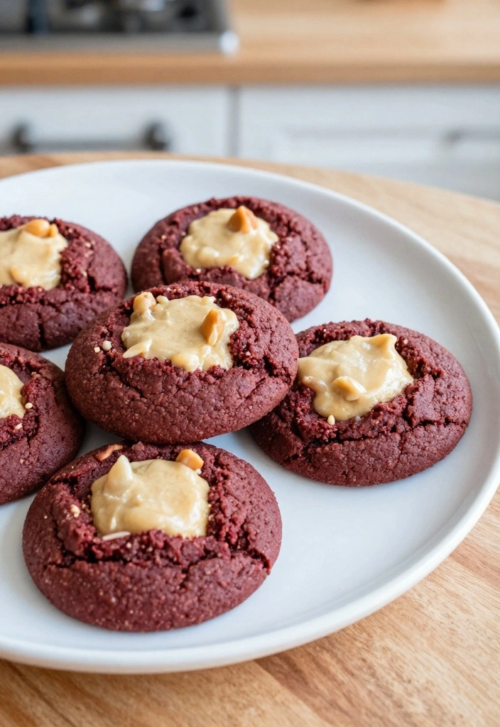 10 Easy Red Velvet Cookie Recipes for Soft Chewy Festive Treats - 9. Red Velvet Peanut Butter Cookies