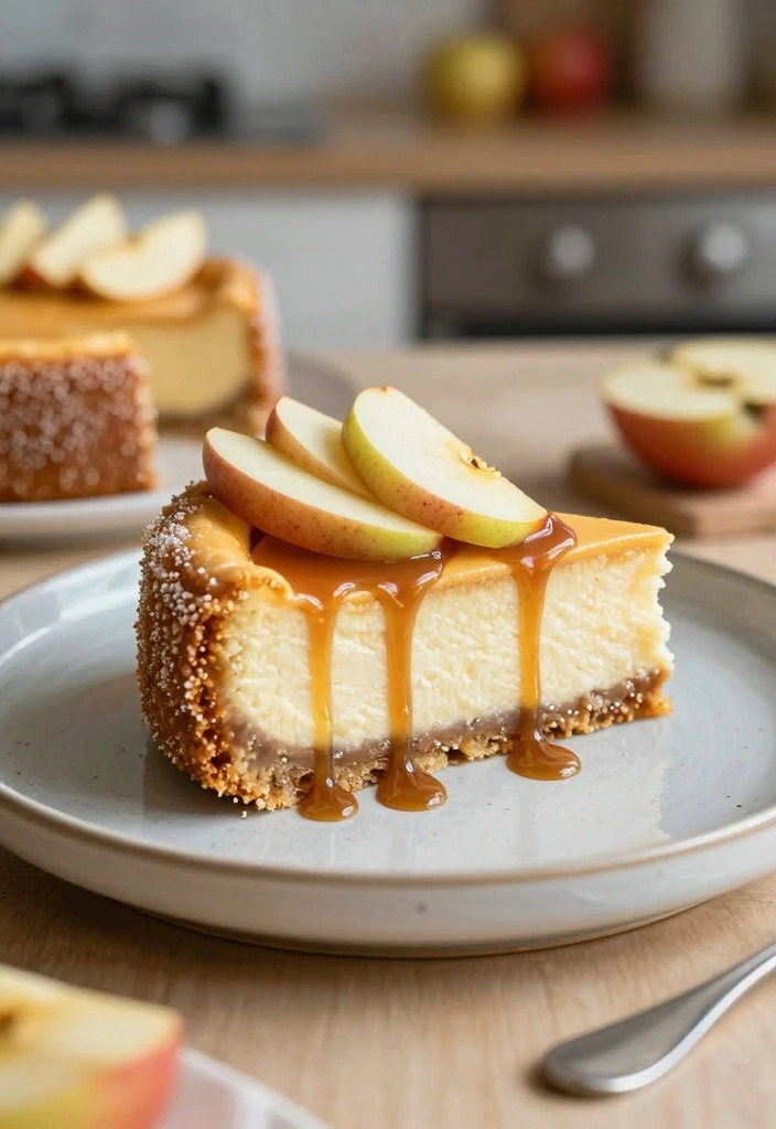 10 Easy Sugarbee Apple Recipes for Crisp Sweet Seasonal Flavor - 2. No-Bake Sugarbee Apple Cheesecake