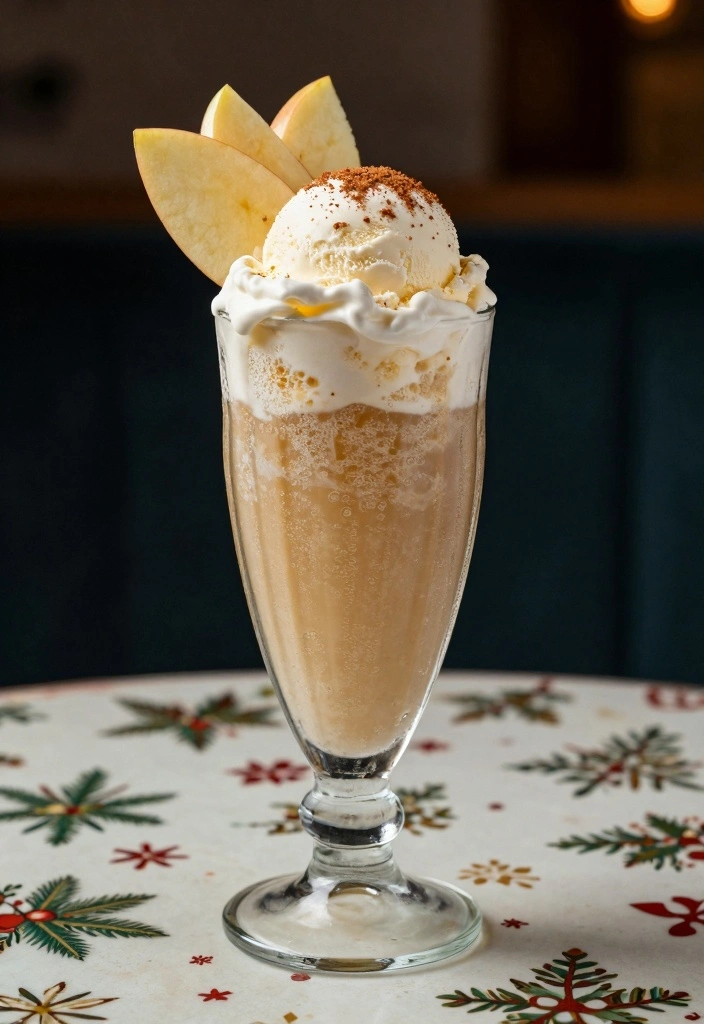 10 Easy Sugarbee Apple Recipes for Crisp Sweet Seasonal Flavor - 9. Sugarbee Apple Ice Cream Float