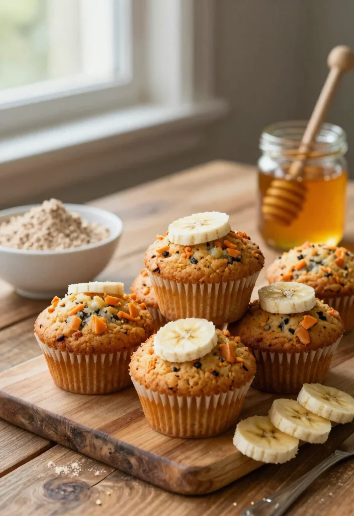 10 Healthy Carrot Cake Muffin Recipes with Lighter Ingredients - 3. Protein-Packed Carrot Muffins 1
