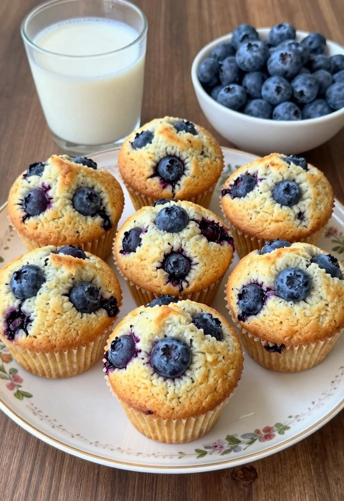 10 Kefir Based Baking Recipes for Light Tangy Healthy Texture - 2. Kefir Blueberry Muffins