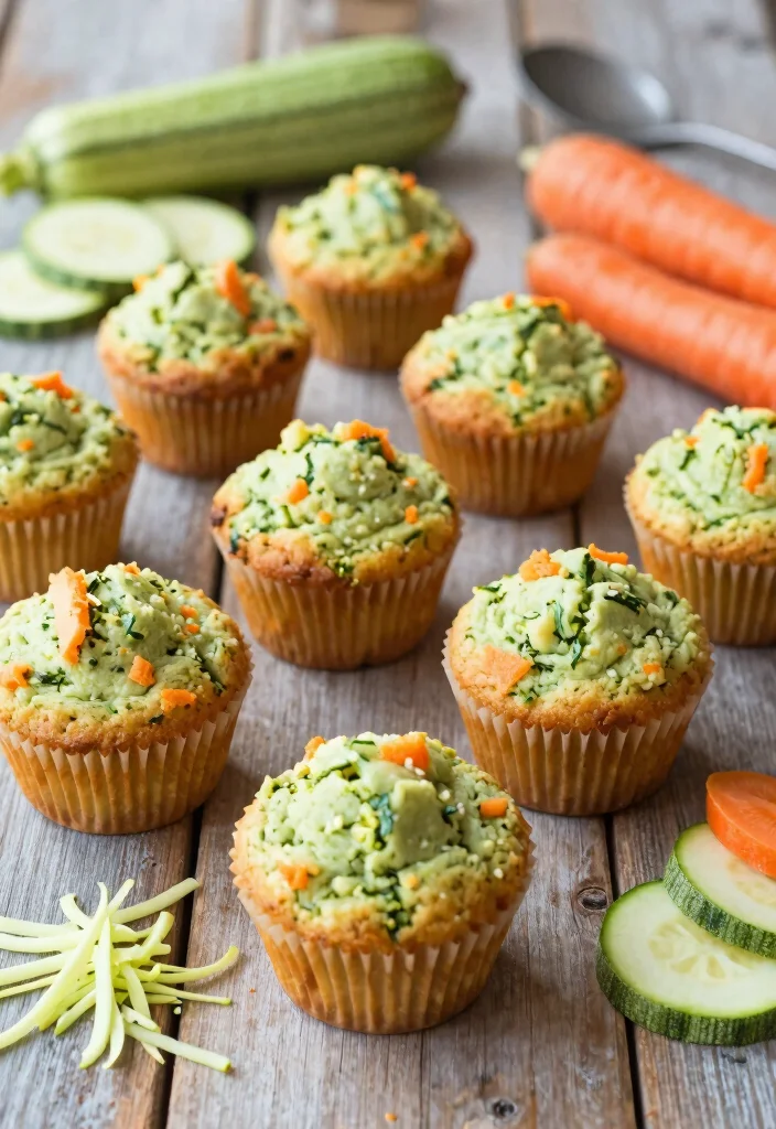 10 Keto Carrot Cake Muffin Recipes Low Carb Style - 6. Zucchini Carrot Muffins 1