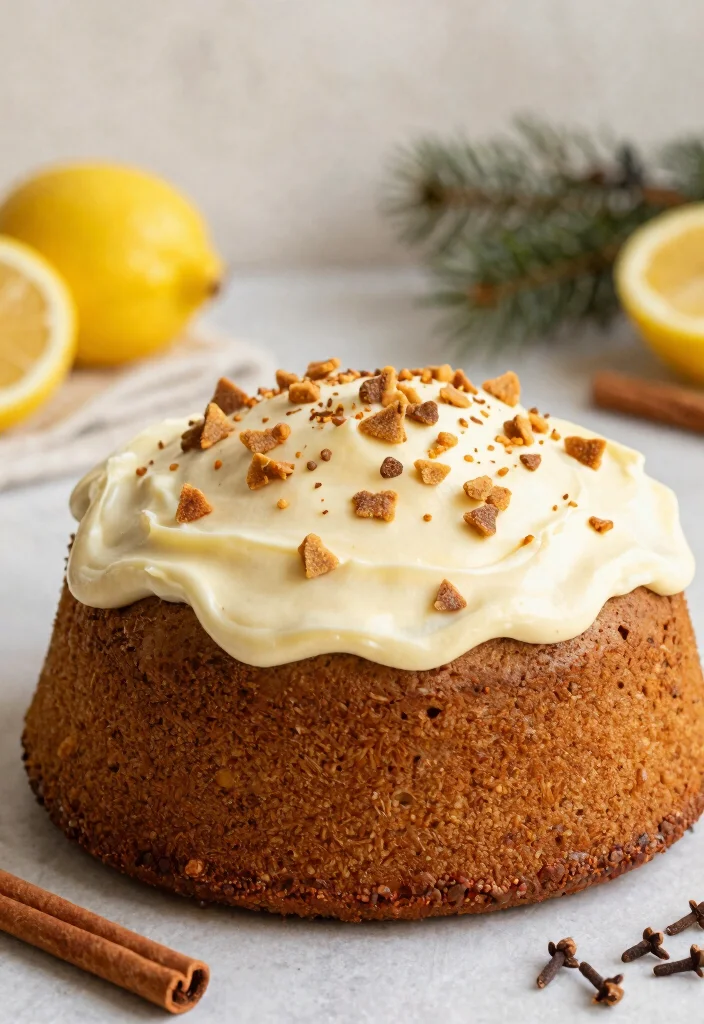 10 Lemon Mascarpone Frosting Recipes with Bright Citrus - 7. Lemon Ginger Mascarpone Frosting 1