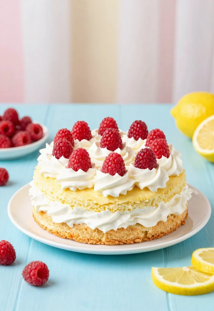 10 Lemon Poke Cake Recipes with Sweetened Condensed Milk - 4. Lemon Raspberry Poke Cake 1