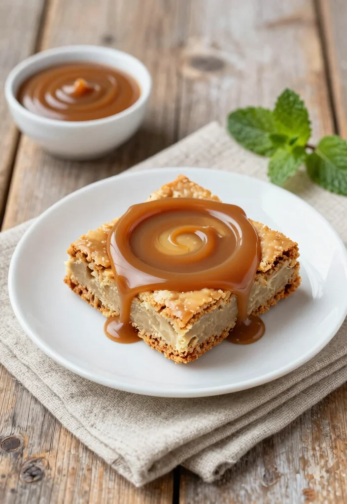 10 Maple Butter Blondie Recipes Inspired by Applebee’s - 3. Caramel Maple Butter Blondies 1