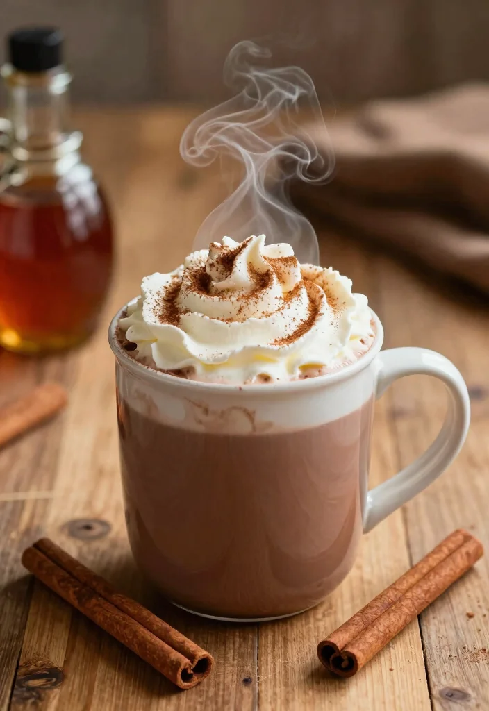 10 Maple Cinnamon Butter Recipes for Toast and Baking - 10. Maple Cinnamon Butter Hot Chocolate 1