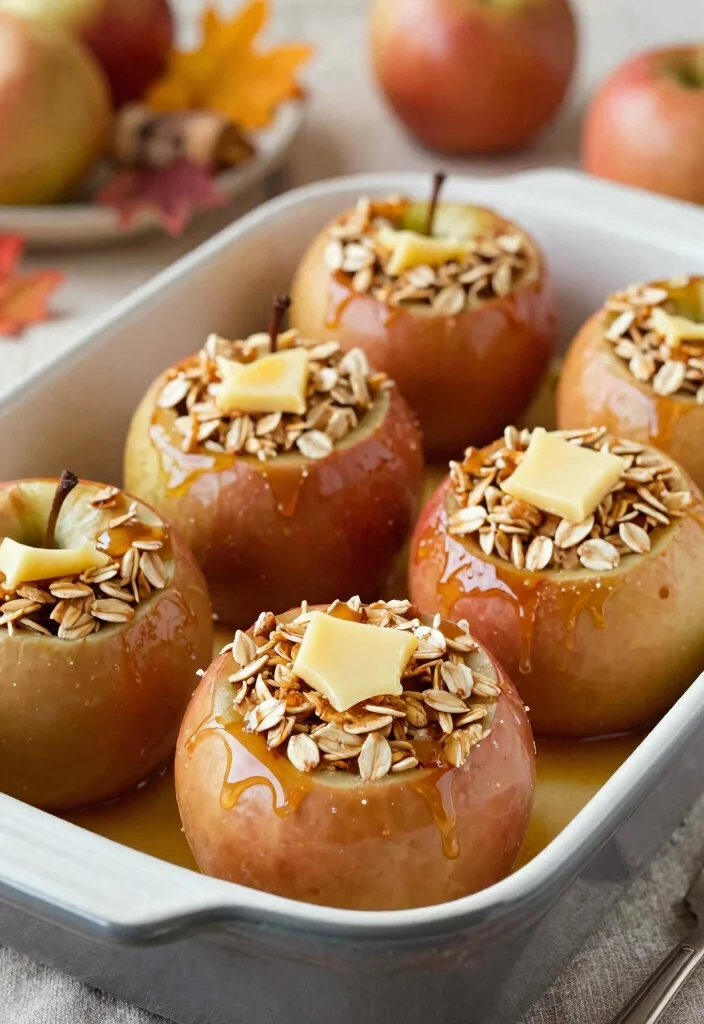 10 Maple Cinnamon Butter Recipes for Toast and Baking - 8. Maple Cinnamon Butter Stuffed Apples 1