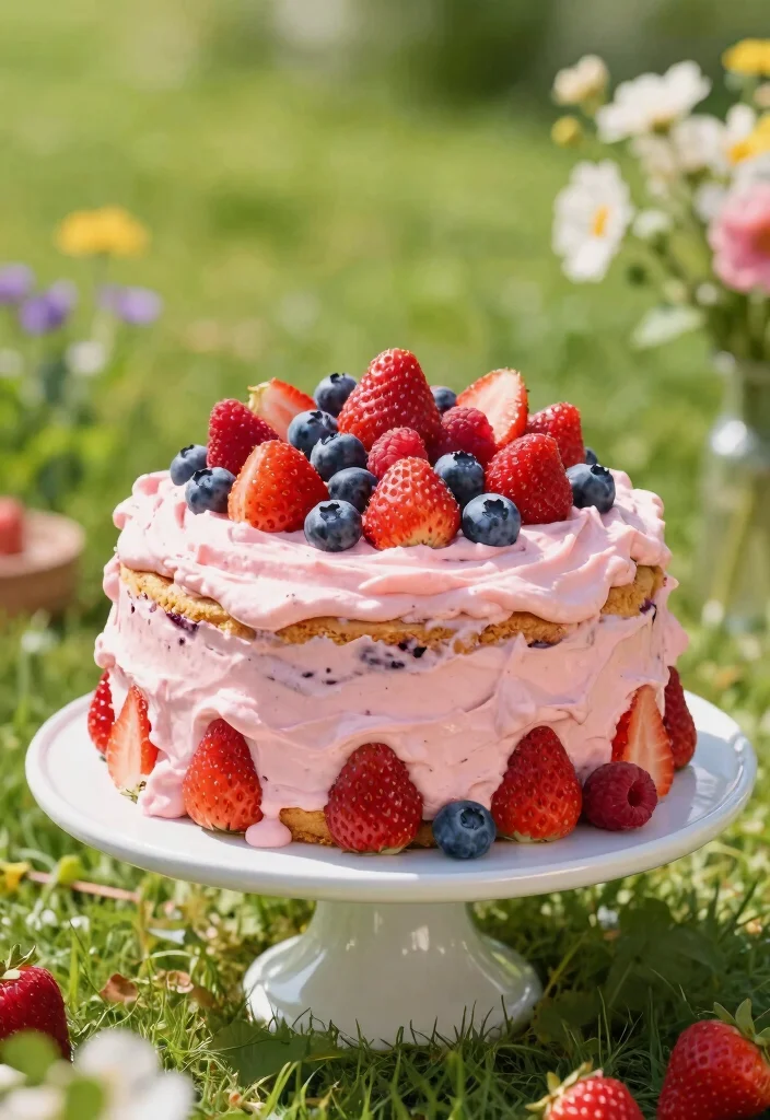 10 Mascarpone Cream Cheese Frosting Recipes for Tangy Sweet - 5. Berry Mascarpone Cream Cheese Frosting 1