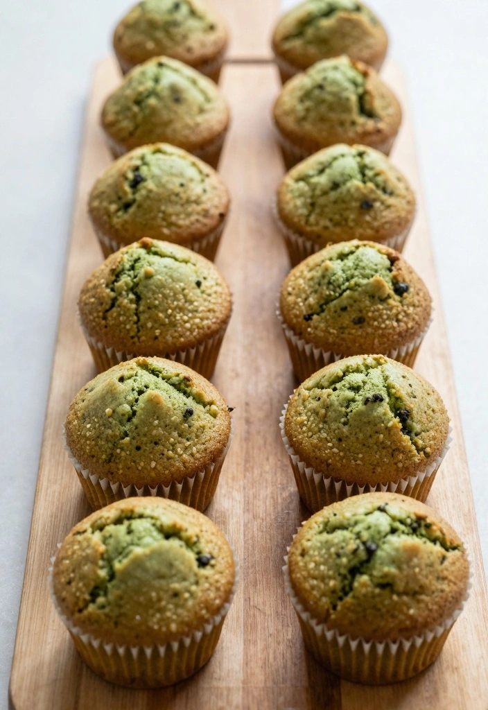 10 Matcha Tea Baking Recipes for Earthy Green Sweet Treats - 7. Matcha Muffins