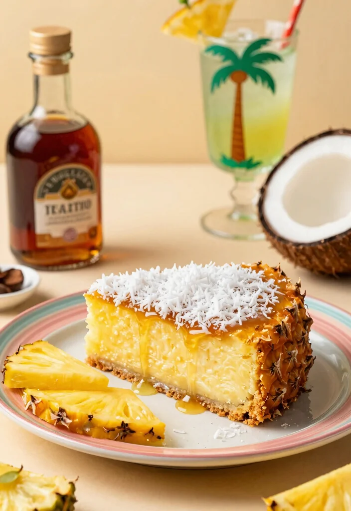 10 Pineapple Coconut Dump Cake Recipes with Tropical Flavor - 3. Pineapple Coconut Dump Cake with Rum 1