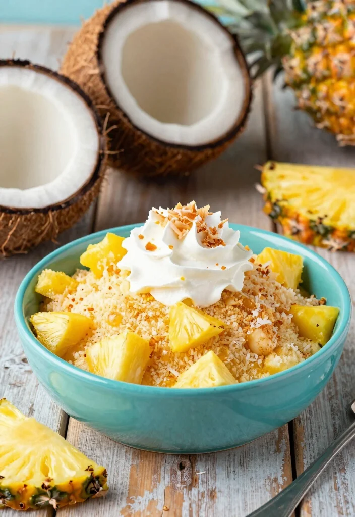 10 Pineapple Dump Cake Cobbler Recipes for Warm Comfort - 2. Pineapple Coconut Dream Cobbler 1
