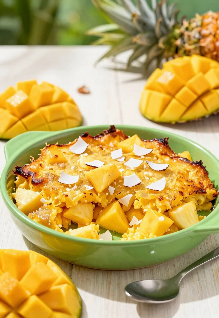 10 Pineapple Dump Cake Cobbler Recipes for Warm Comfort - 5. Pineapple Mango Magic Cobbler 1