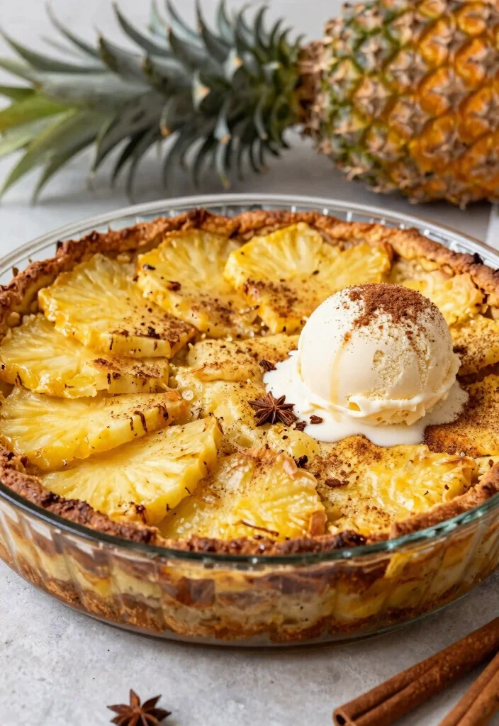 10 Pineapple Dump Cake Cobbler Recipes for Warm Comfort - 8. Spiced Pineapple Dump Cake Cobbler 1