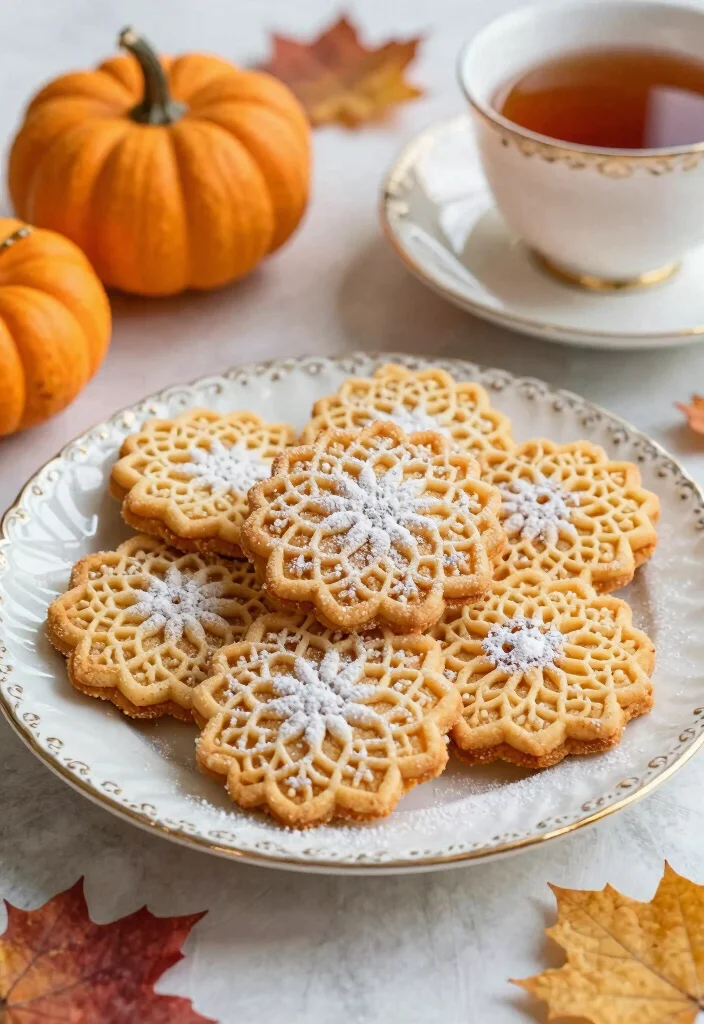 10 Pumpkin Chai Cookie Recipes for Cozy Fall Baking - 10. Pumpkin Chai Lace Cookies 1