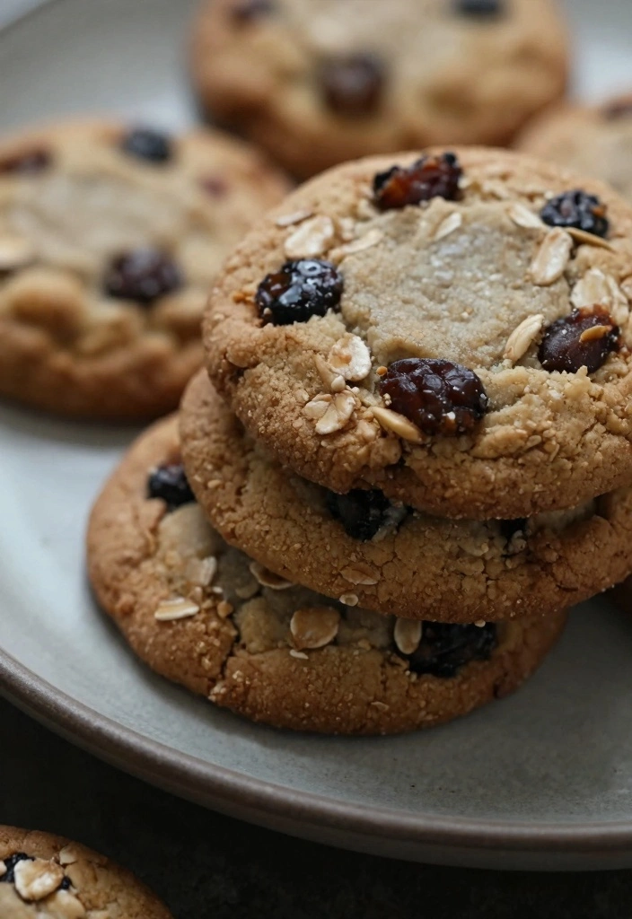 10 Quick Breakfast Cookie Recipes for Fast Grab and Go Mornings - 1. Chewy Oatmeal Raisin Cookies