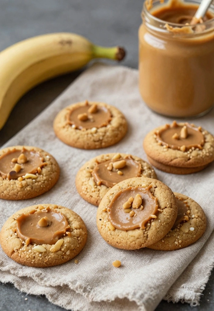 10 Quick Breakfast Cookie Recipes for Fast Grab and Go Mornings - 2. Banana Peanut Butter Protein Cookies