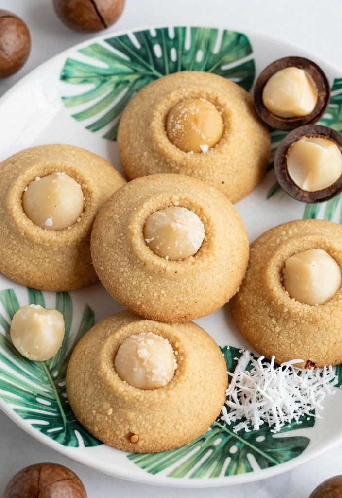 10 Quick Breakfast Cookie Recipes for Fast Grab and Go Mornings - 6. Coconut Macadamia Nut Cookies