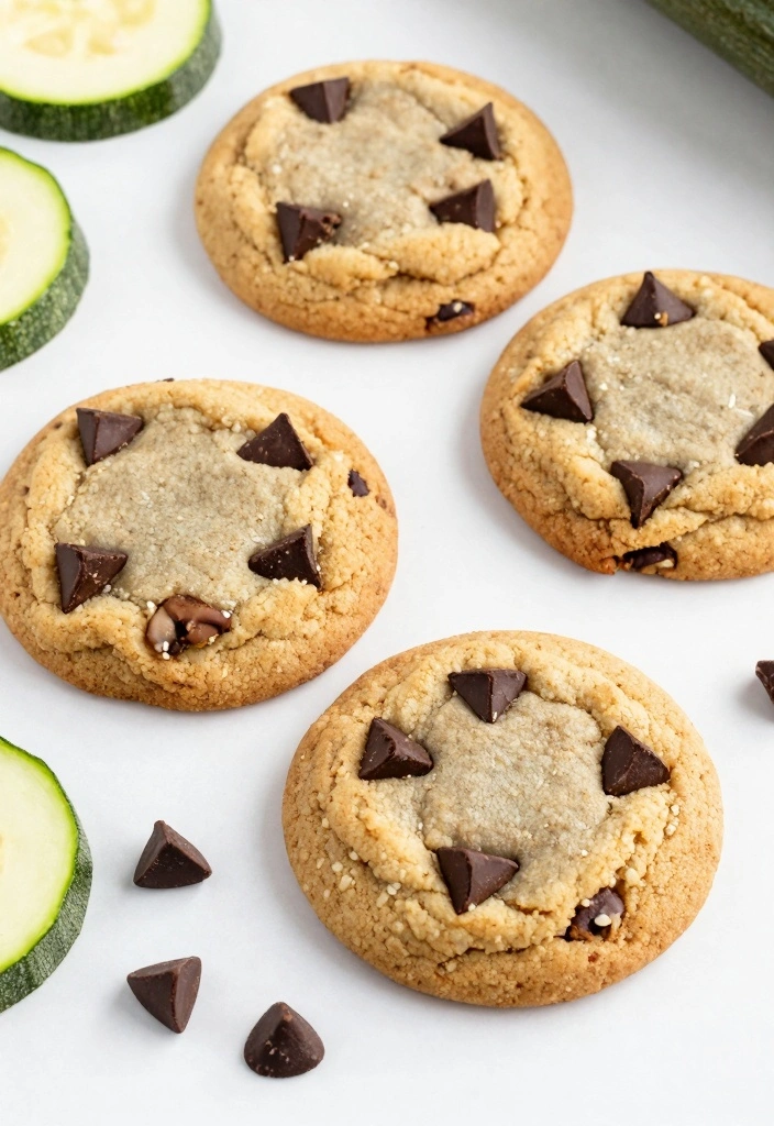 10 Quick Breakfast Cookie Recipes for Fast Grab and Go Mornings - 7. Zucchini Chocolate Chip Cookies