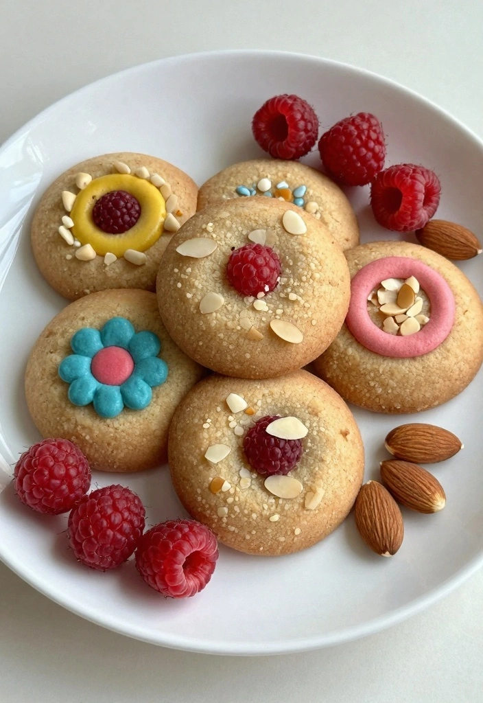 10 Quick Breakfast Cookie Recipes for Fast Grab and Go Mornings - 8. Raspberry Almond Breakfast Cookies