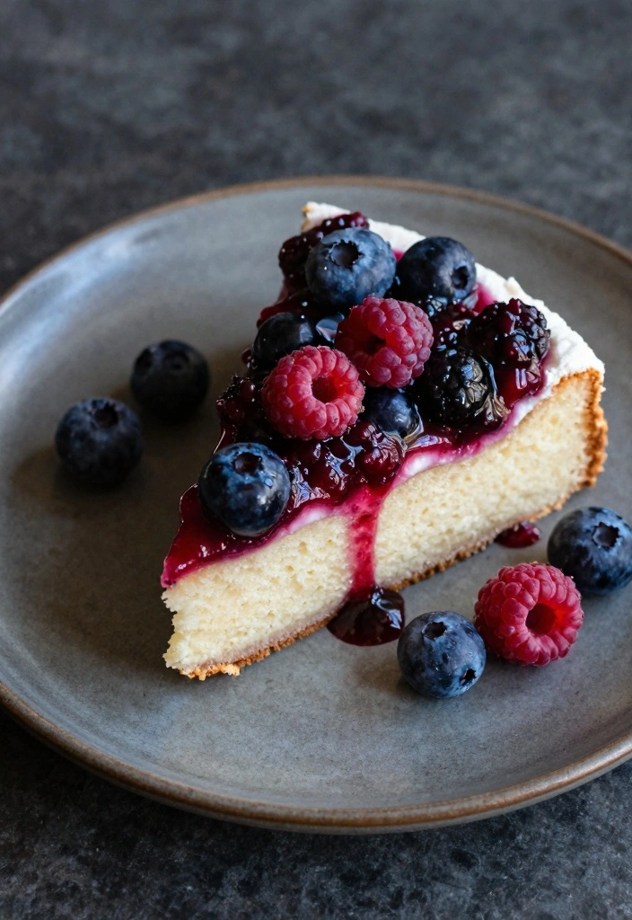 10 Recipes With Angel Food Cake for Light Sweet Creative Desserts - 10. Angel Food Cake with Mixed Berry Compote