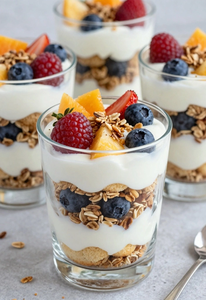 10 Recipes With Angel Food Cake for Light Sweet Creative Desserts - 2. Angel Food Cake Fruit Parfait