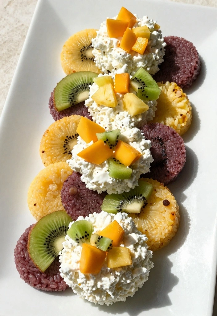 10 Rice Cake Dessert Recipes for Light Chewy Creative Treats 10 10 Rice Cake Dessert Recipes for Light Chewy Creative Treats - 10. Tropical Fruit Salsa Rice Cakes