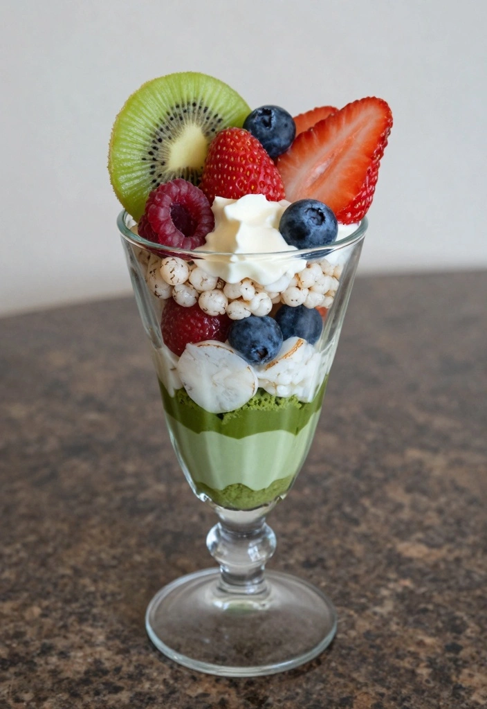 10 Rice Cake Dessert Recipes for Light Chewy Creative Treats 4 10 Rice Cake Dessert Recipes for Light Chewy Creative Treats - 4. Matcha Green Tea Rice Cake Parfait